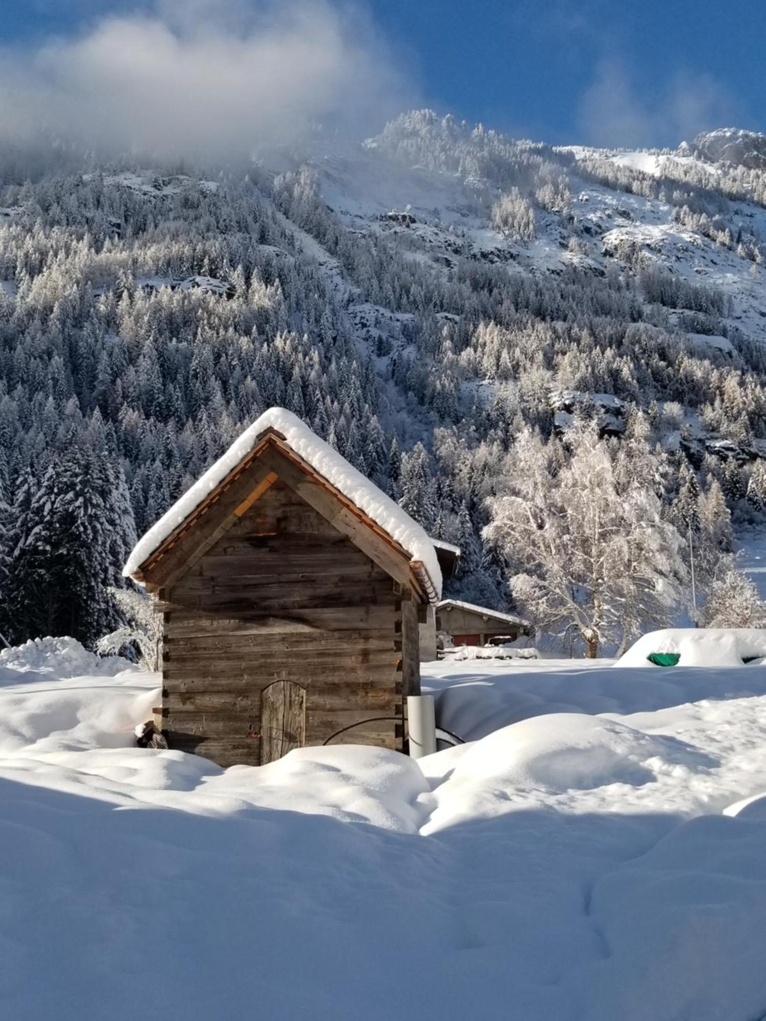 Chalet Walser A Vallorcine 13 Kms Chamonix France Bagian luar foto